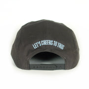Let's Cheers To This Charcoal 5 Panel Camper Hat