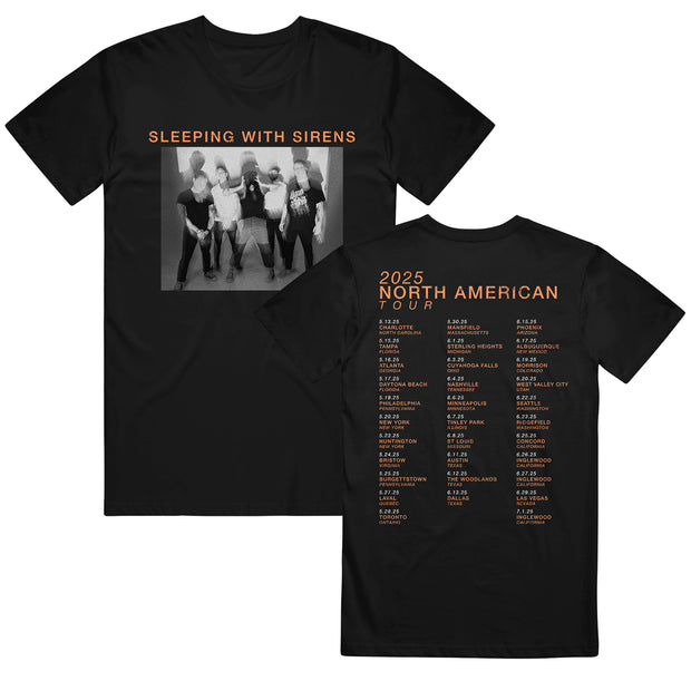 なとり SECRET EXHIBITION Sleep walk Tシャツ Photo Tour 2025 - Black T-Shirt – Sleeping With Sirens